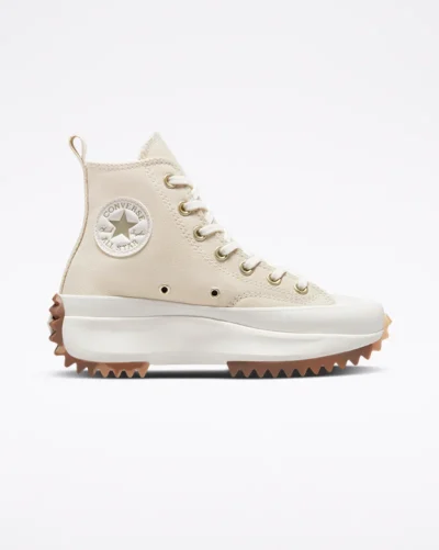 Converse Run Star Hike Platform High Top Peach