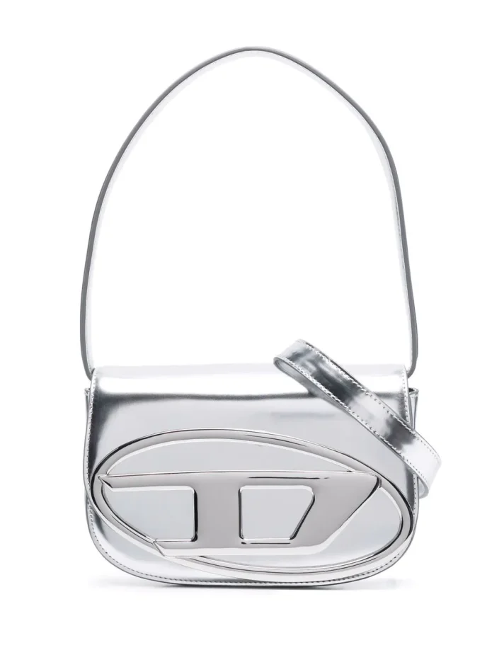 Diesel Hand-Shoulder Bag Metallic-Silver