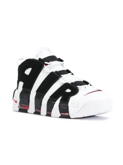 Nike Air More Uptempo Black/White-Red