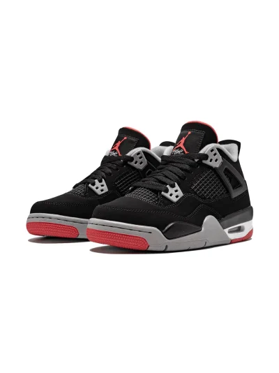 Kids Air Jordan 4 Retro Bred 2019