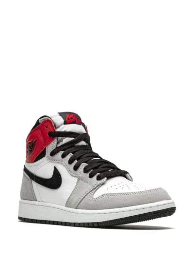 Kids Air Jordan 1 Retro High OG Light Smoke Grey