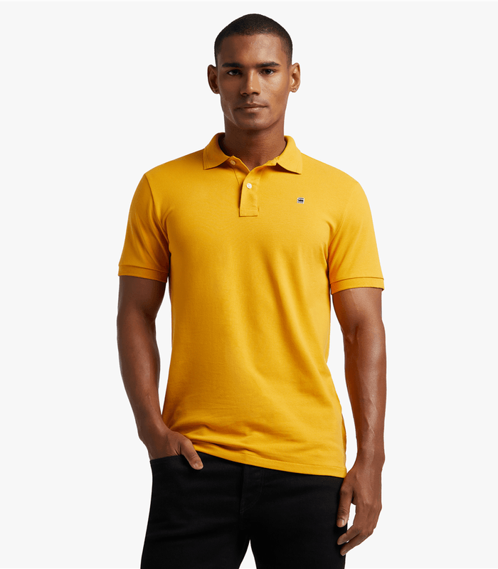 G-Star Raw Yellow Golf Shirt