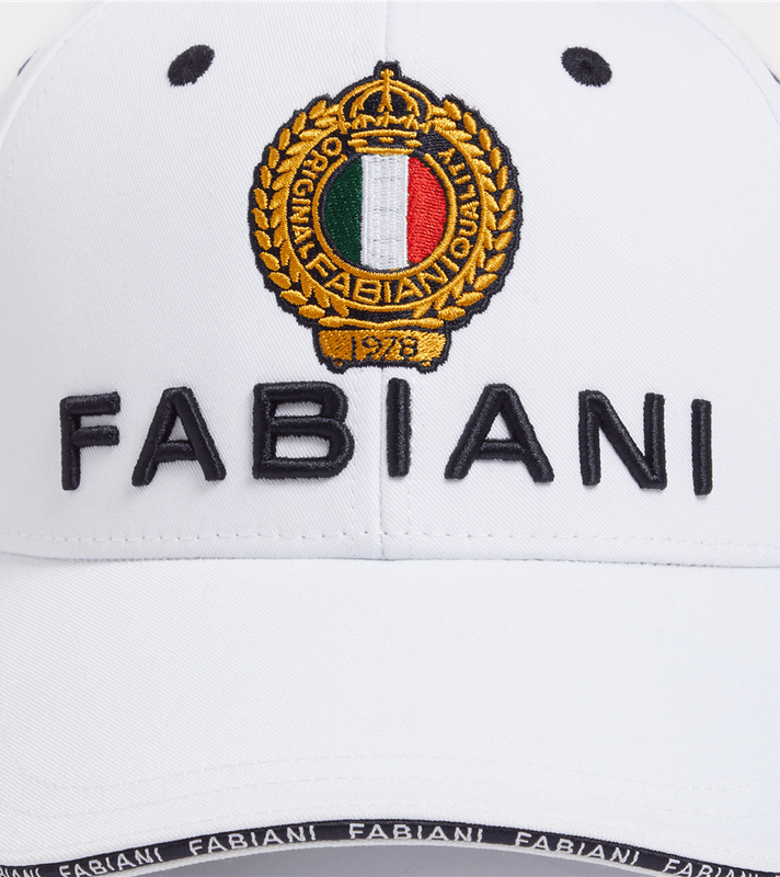 Fabiani Logo & Crest White Cap