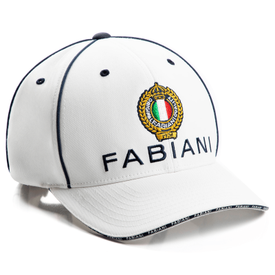 Fabiani "Italy" White Branded Cap