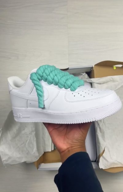 Nike Air Force 1 Rope Lace Star Light Green