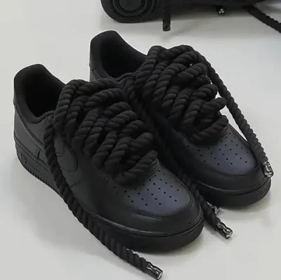 Nike Air Force 1 Rope Lace Black