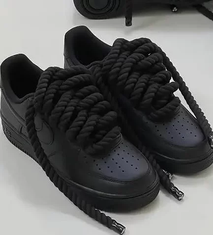 Nike Air Force 1 Rope Lace Black
