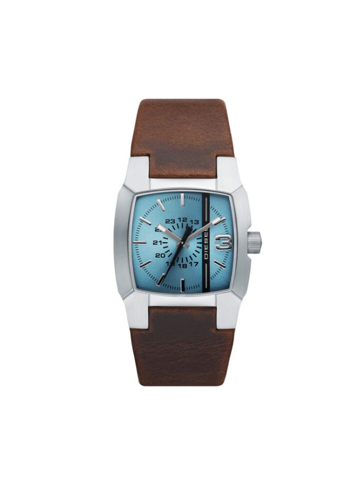 Diesel Cliffhanger Brown Leather Watch