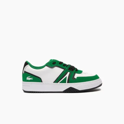 Lacoste Coated Green Leather Trainer