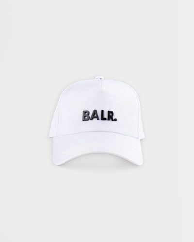 BARL. White Cap with Black Stitching