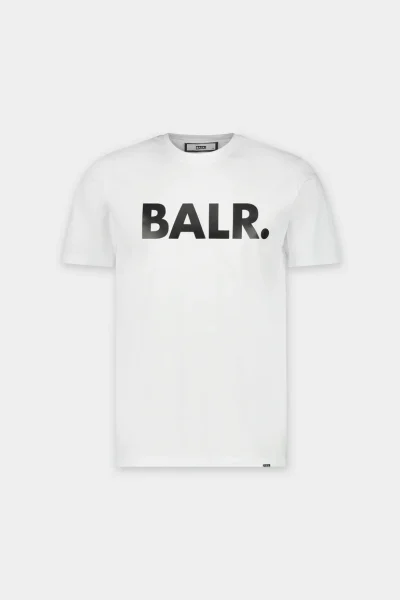 BARL. Straight White T-Shirt with Black Logo