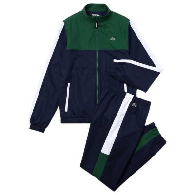 Lacoste Sport Lightweight Green-Black Tracksuit Set