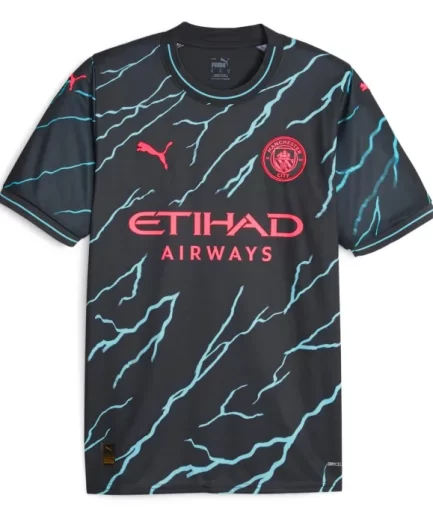Man City Men's Third 23/24 Soccer Jersery