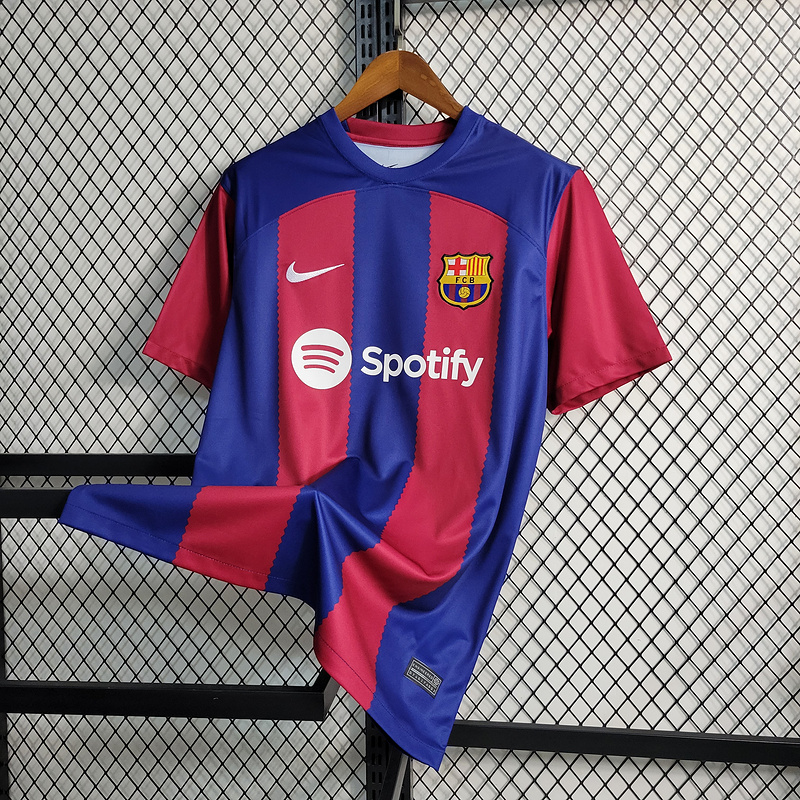 Barcelona 23/24 Home Soccer Jersey - Image 3