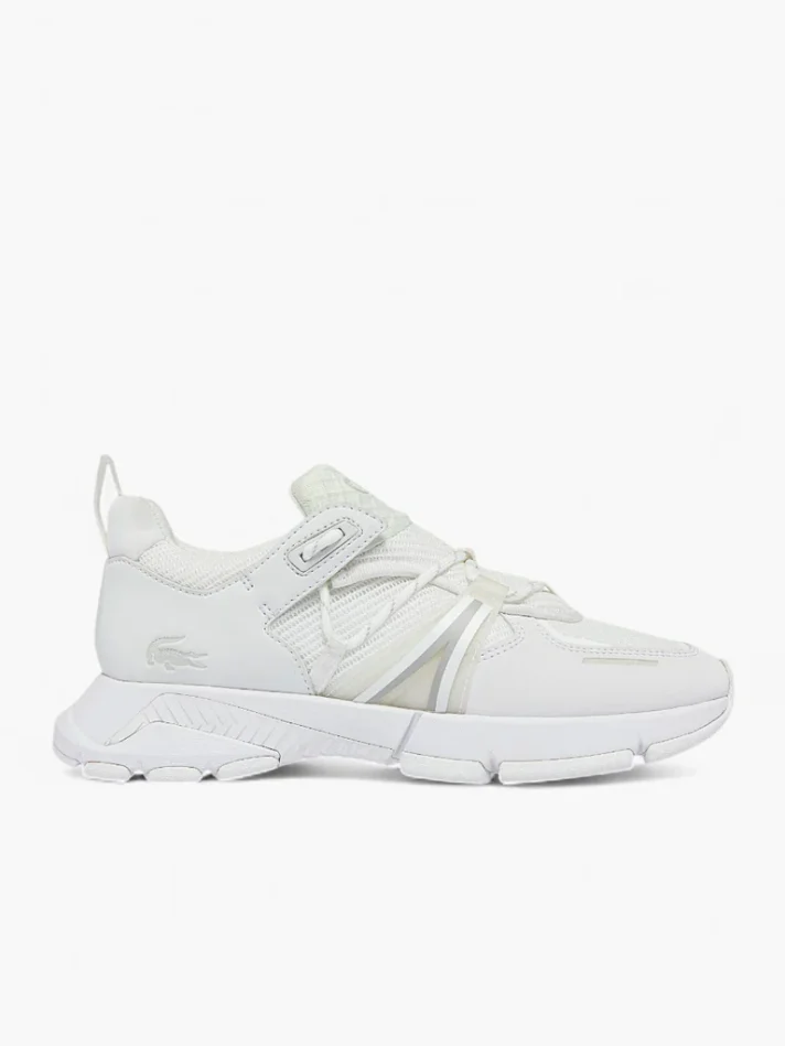 Lacoste L003 Textile Trainers (White)