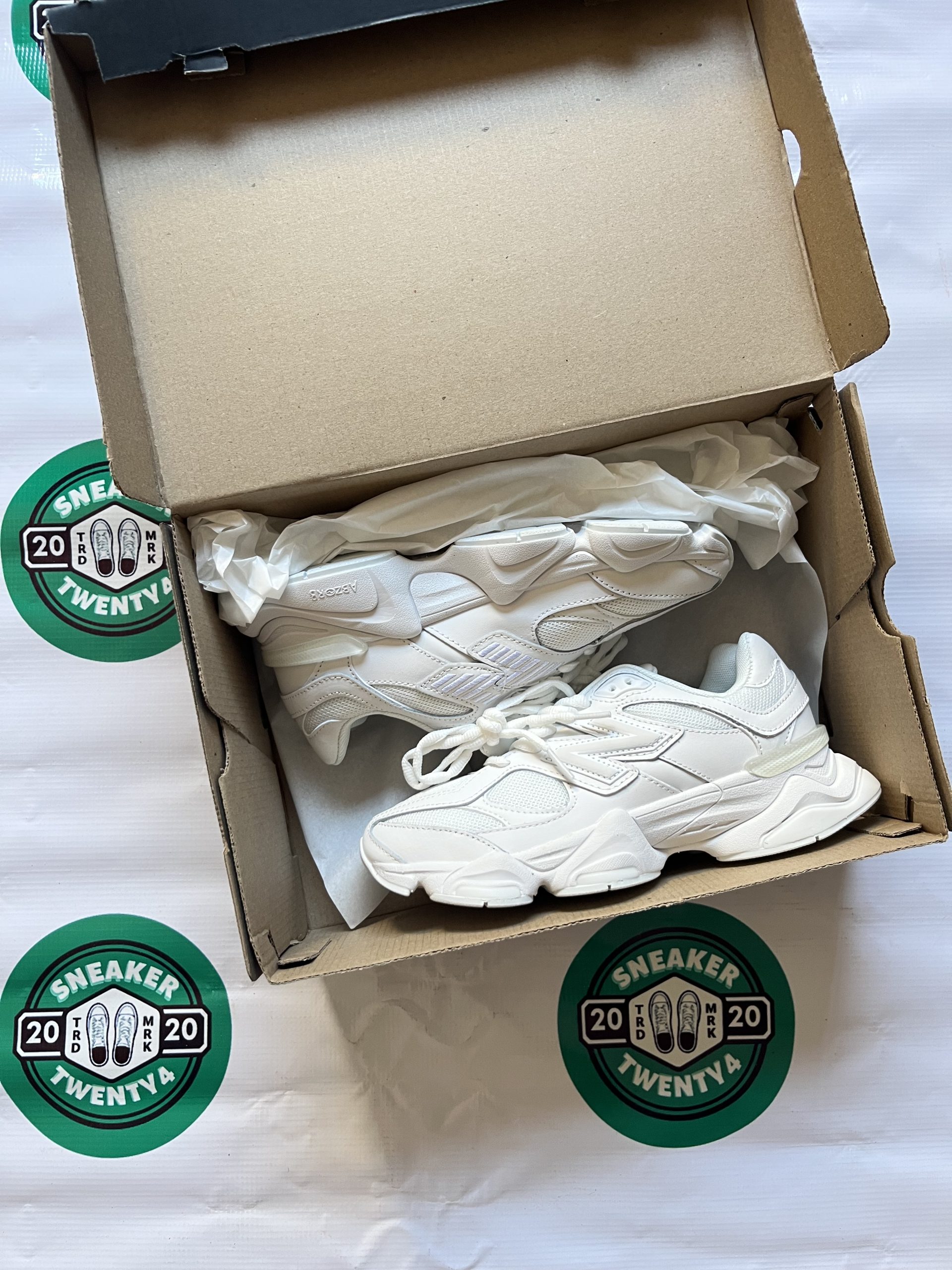 New Balance 9060 "Triple White" - Image 2