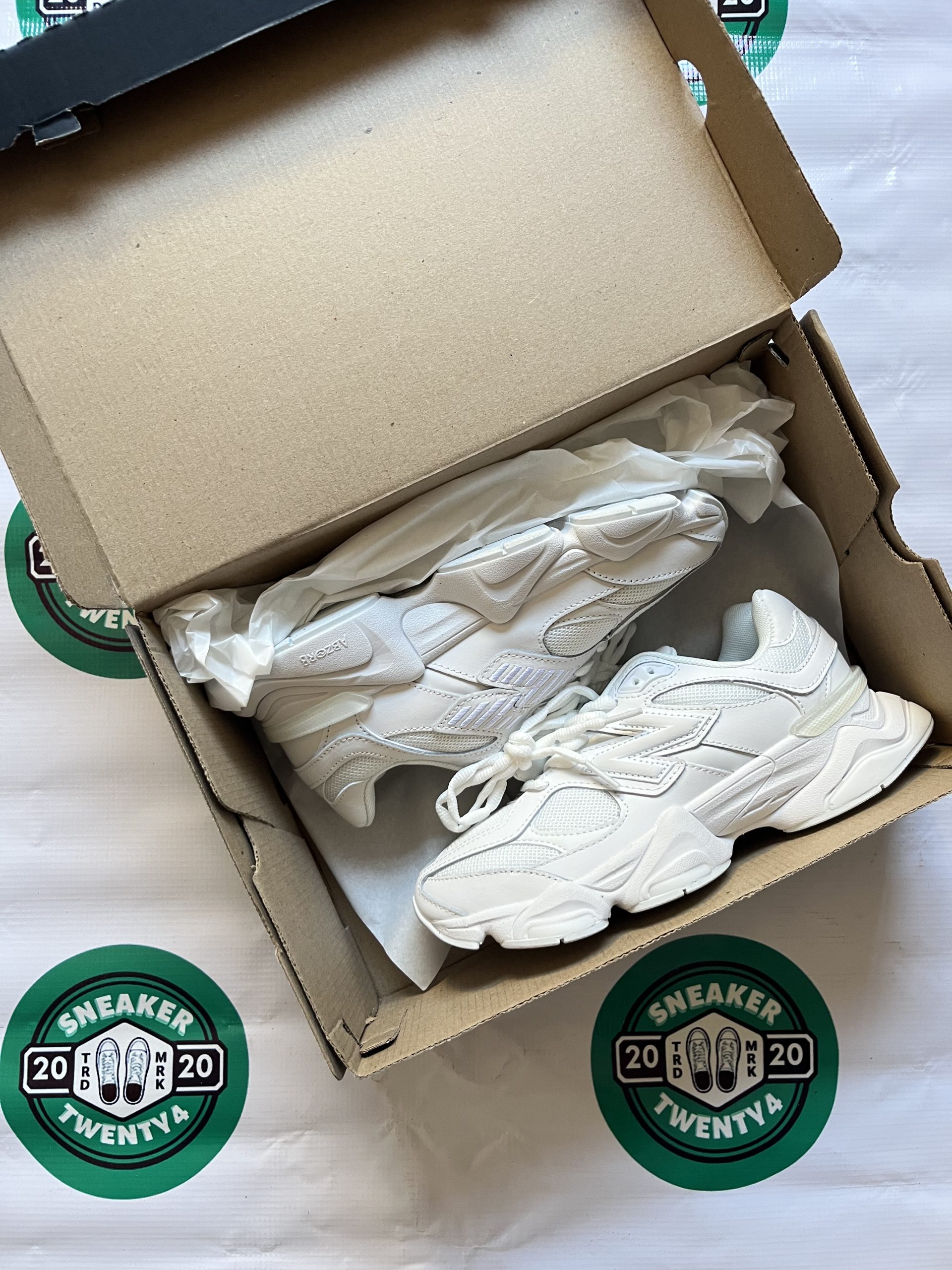 New Balance 9060 "Triple White" - Image 3