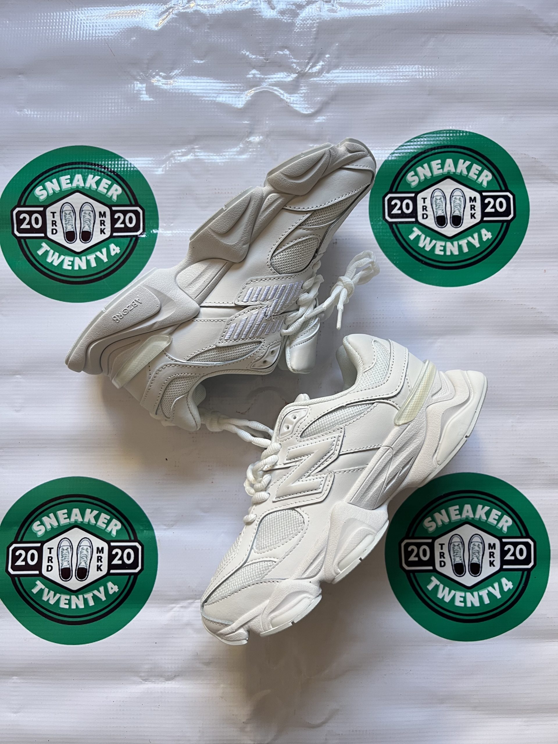 New Balance 9060 "Triple White" - Image 4